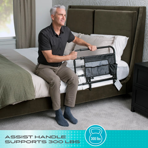 Stander Wonder Pivot Bed Rail Tall #8020, 1 EACH
