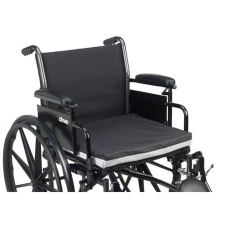 Drive Medical Gel-U-Seat™ Lite General Use 2" Gel/Foam Wheelchair Cushion, Weight Capacity 500 lb