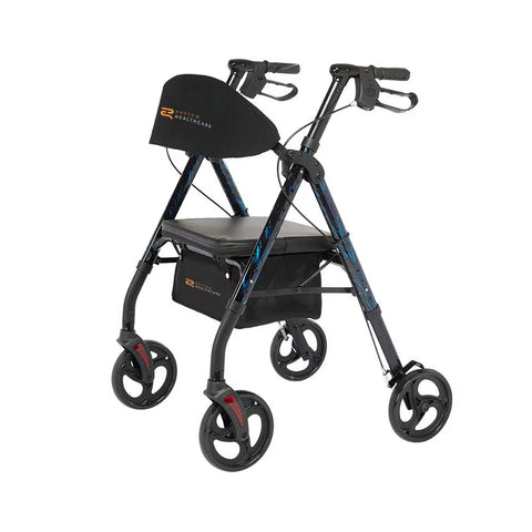 Royal Deluxe Universal - Aluminum 4 Wheel Rollator with Universal Height Adjustment