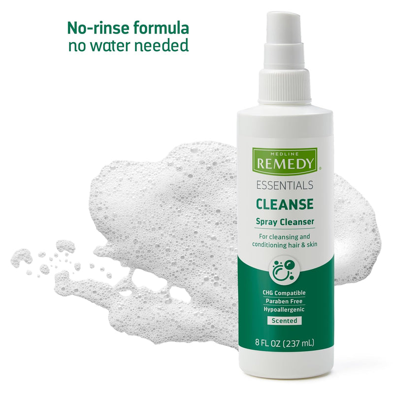 Medline Remedy Essentials No-Rinse Spray Skin Cleanser