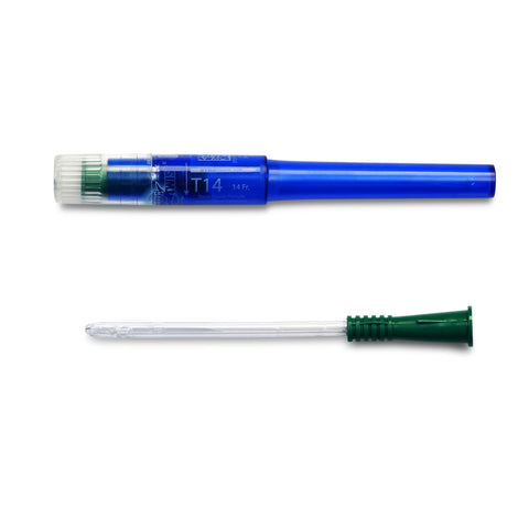 ConvaTec Urethral Catheter Cure Twist® Straight Tip Lubricated PVC 14 Fr. 6 Inch #T14
