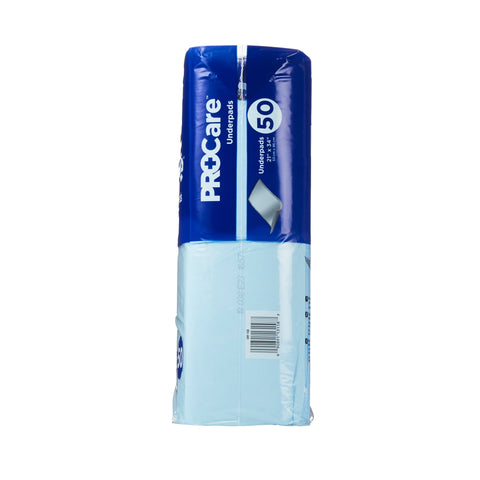 Disposable Underpad ProCare™ 21 X 34 Inch Fluff Light Absorbency #CRF-150