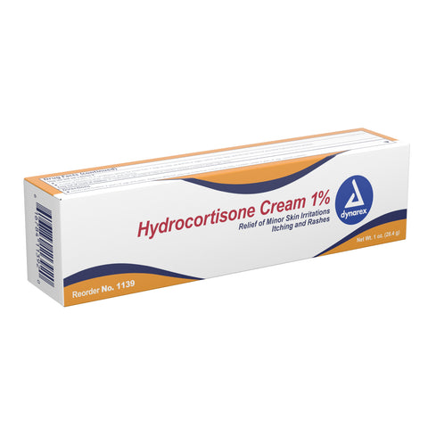 Itch Relief Dynarex 1% Strength Cream 1 oz. Tube #1139