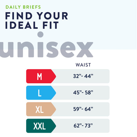 Incontinence Brief Prevail® Nu-Fit® Adult 2X-Large Unisex Disposable Heavy Absorbency #CRB-017