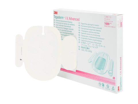 I.V. Specialty Dressing 3M™ Tegaderm™ I.V. Advanced Adhesive / Film 4 X 6-1/8 Inch Sterile