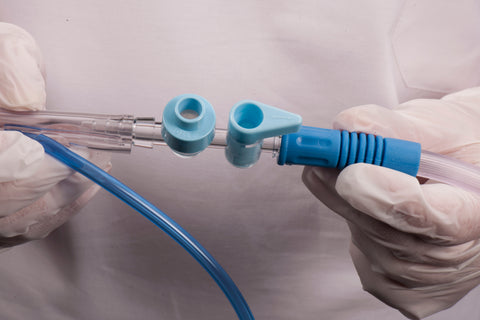 Access Controller for Enteral Lines Dale® ACE Enteral Legacy Type Connector Closed Enteral System Connector with Needleless Syringe Port Seal For All Salem Sump®, Levin, NG Tubes, Other Stomach Tubes, and Enteral Feeding PEG Tubes #475