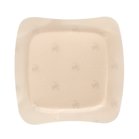 Convec Silver Foam Dressing Aquacel® Ag 4 X 4 Inch Square Sterile#420681