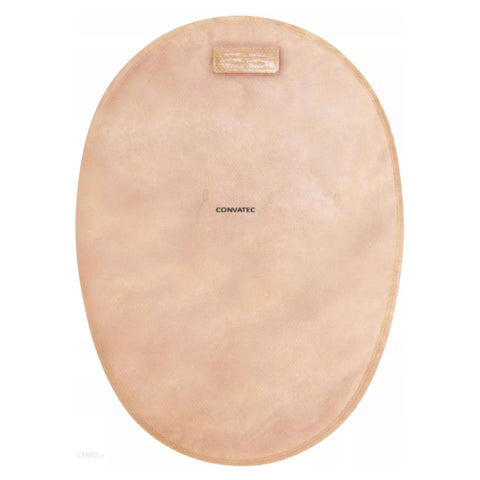 ConvaTec Ostomy Pouch 416707 Esteem™+ One-Piece System 8 Inch Length Pre-Cut 1-3/16 Inch Stoma Closed End