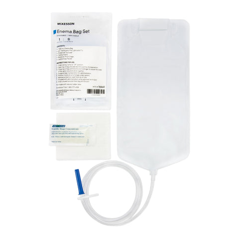 McKesson Enema Bag Set NonSterile 1500 mL #16640
