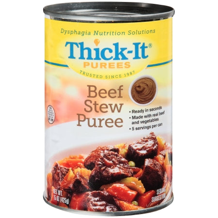 Thickened Food Thick-It® 15 oz. Can Beef Stew Flavor Puree IDDSI Level 4 Extremely Thick/Pureed