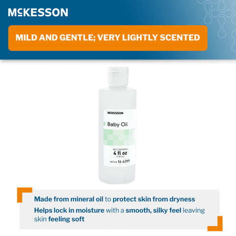 Baby Oil McKesson 4 oz. Bottle Scented Oil #16-6399