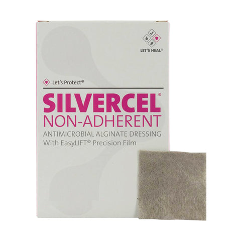 Solventum Corporation Silver Alginate Dressing Silvercel™ Antimicrobial 4 X 8 Inch Rectangle Sterile #800408