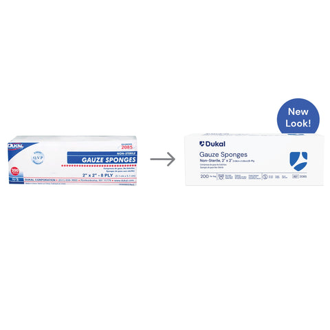 Gauze Sponge Dukal™ Cotton 8-Ply 2 X 2 Inch Square NonSterile