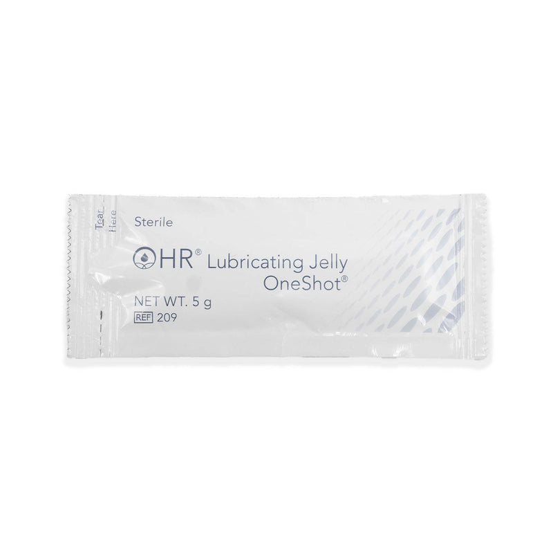 Lubricating Jelly HR® One Shot® 5 Gram Individual Packet Sterile