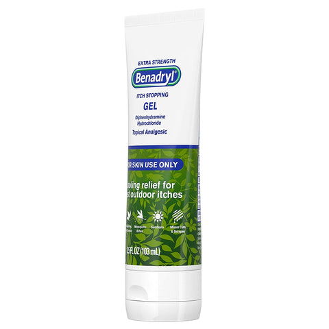 Itch Relief Benadryl® 2% Strength Gel 3.5 oz. Tube #31254717157