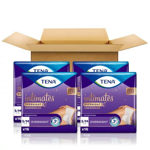 TENA Intimates Overnight Underwear, Choose Size