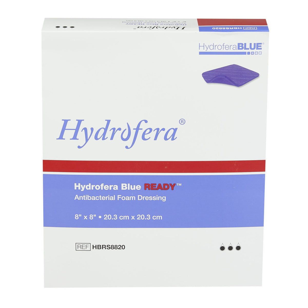 BSN Medical Antibacterial Foam Dressing Hydrofera BLUE® READY 8 X 8 In – Gilgal Medical Supplies Inc