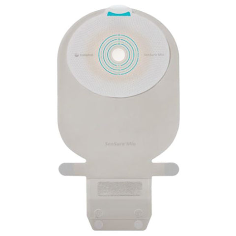 Coloplast Ostomy Pouch SenSura® 10461 Mio One-Piece System Mini Length Flat, Trim to Fit 3/8 to 1-3/4 Inch Stoma Drainable