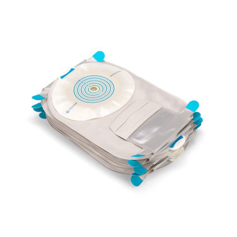 Coloplast Ostomy Pouch SenSura® 10471 Mio One-Piece System 11 Inch Length, Maxi Flat, Trim to Fit 3/8 to 2-1/8 Inch Stoma Drainable