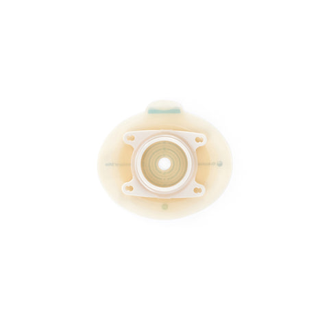 Coloplast Ostomy Barrier 10502 SenSura® Mio Click Trim to Fit, Extended Wear Elastic Adhesive 40 mm Flange Green Code System 3/8 to 1-3/8 Inch Opening
