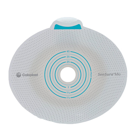 Coloplast Ostomy Barrier 10531 SenSura® Mio Click Trim to Fit, Extended Wear Elastic Adhesive 70 mm Flange Yellow Code System 10 to 65 mm Opening