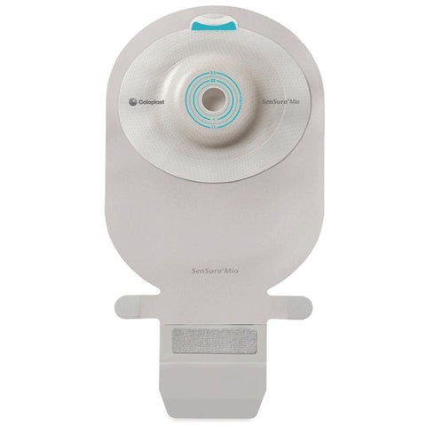 Coloplast Ostomy Pouch SenSura® 10474 Mio One-Piece System 11 Inch Length, Maxi Flat, Pre-Cut 1-3/16 Inch Stoma Drainable