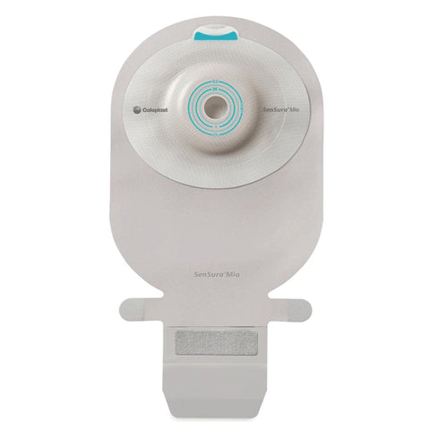 Coloplast Ostomy Pouch SenSura® 10483 Mio One-Piece System 11 Inch Length, Maxi Flat, Pre-Cut 1-3/16 Inch Stoma Drainable