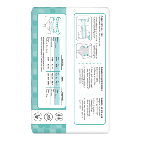 Incontinence Brief Tranquility® Essential Adult Medium Unisex Disposable Moderate Absorbency #2965-100