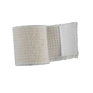 Elastic Bandage Cardinal Health™  Standard Compression Double Hook and Loop Closure White Sterile