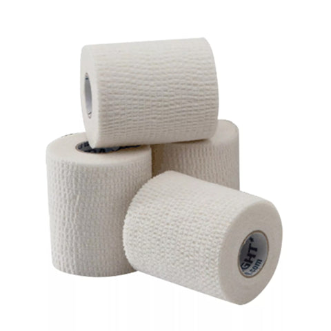 Athletic Tape Ultra-Lite Easy Tear Cotton / Polyester / Elastane 3 Inch X 7-1/2 Yard White NonSterile