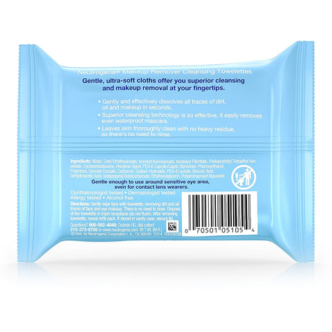 Makeup Remover Neutrogena® Wipe Soft Pack Scented