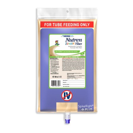 Pediatric Tube Feeding Formula Nutren® Junior Fiber Unflavored 1000 mL Bag Liquid Fiber