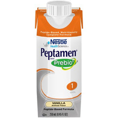 Oral Supplement Peptamen® with Prebio 1™ Vanilla Flavor Liquid 250 mL Carton