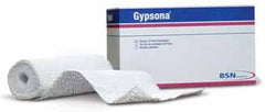 Elastic Plaster Bandage Gypsona® S 4 Inch X 12 Foot Elastic / Plaster of Paris White