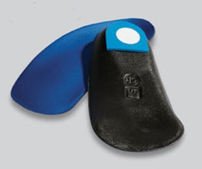 FREEDOM® High Impact Accommodator™ Shoe Insert Size 5 Polymer Black / Blue Male 10-1/2 to 11 / Female 11