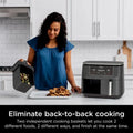 Ninja Foodi 6-In-1, 8 Quart 2-Basket Air Fryer with Dualzone Technology