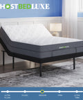 Ghostbed Luxe 13" Memory Foam Mattress with Adjustable Base