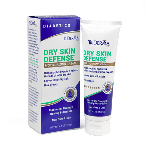 Hand and Body Moisturizer TriDerma® MD Diabetic Dry Skin Defense™ 4.2 oz. Tube Unscented Cream #66425