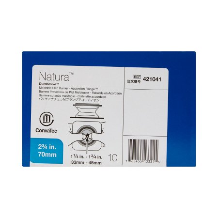ConvaTec Ostomy Barrier Natura™ Moldable Durahesive® 421041 Adhesive 70 mm Flange Natura™ System Hydrocolloid Tape Collar 1-1/4 to 1-3/4 Inch Opening