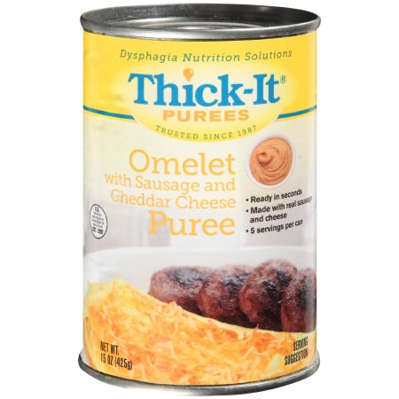 Thickened Food Thick-It® 15 oz. Can Sausage / Cheese Omelet Flavor Puree IDDSI Level 4 Extremely Thick/Pureed