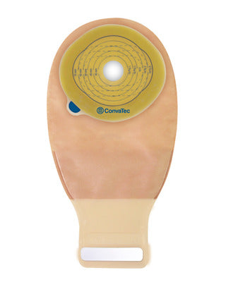 ConvaTec Ostomy Pouch Esteem™ 416908 + One-Piece System 14 Inch Length Trim to Fit 3/8 to 4 Inch Stoma Drainable