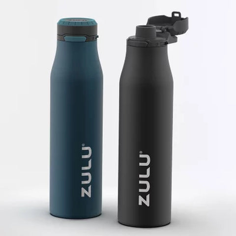 ZULU 26 Oz. Stainless Insulated Water Bottle, 2 Pack, Choose Color