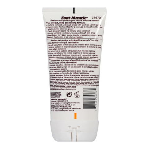 Foot Moisturizer Foot Miracle® 6 oz. Tube Scented Cream #743776