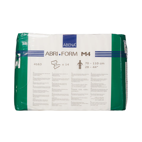 Incontinence Brief Abri-Form™ Comfort M4 Adult Medium Unisex Disposable Heavy Absorbency #4163