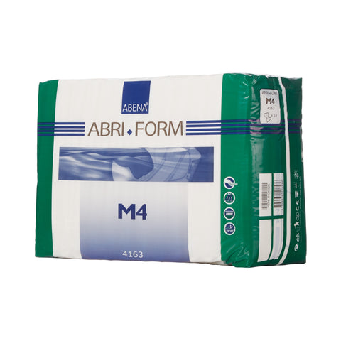 Incontinence Brief Abri-Form™ Comfort M4 Adult Medium Unisex Disposable Heavy Absorbency #4163