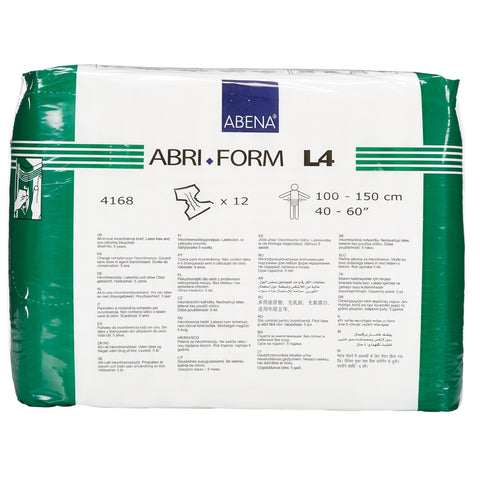Incontinence Brief Abri-Form™ Comfort L4 Adult Large Unisex Disposable Heavy Absorbency #4168