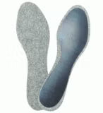 Turf Toe Insole Turf Toe Full Spring Steel Plate Felt / Steel Women 7 Gray #TURF INSOLE-FULL-W-7