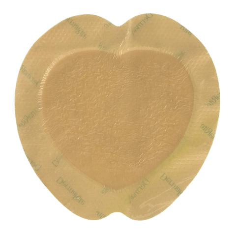 DermaRite Industries Foam Dressing ComfortFoam™ Border 7-1/5 X 7-1/5 Inch With Border Waterproof Backing Silicone Adhesive Sacral Sterile #43880