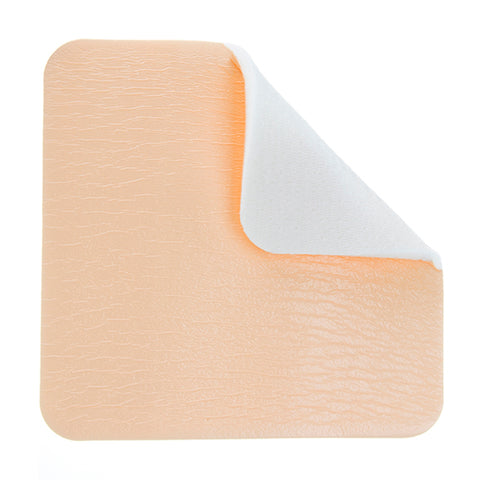 DermaRite Industries Foam Dressing ComfortFoam™ 4 X 8 Inch Without Border Film Backing Silicone Face Rectangle Sterile #44480