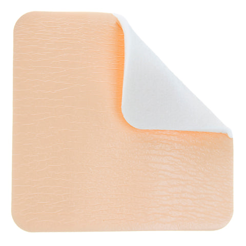 DermaRite Industries Foam Dressing ComfortFoam™ 8 X 8 Inch Without Border Film Backing Silicone Face Square Sterile #44880